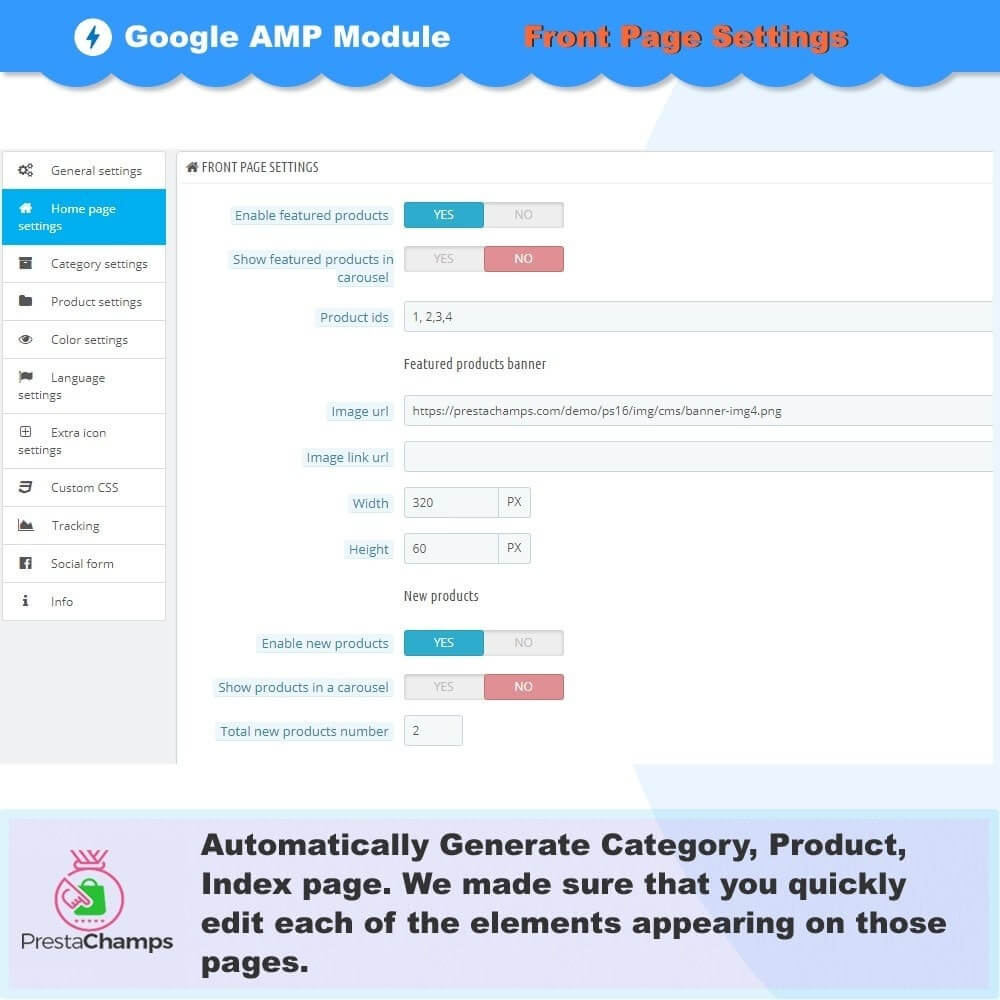 Automatically Generate Category, Product, Index page.