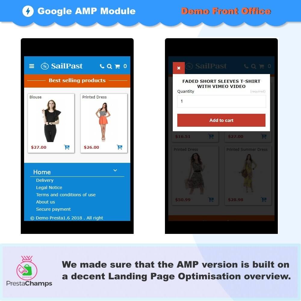 We made sure that the AMP  version is built on a decent Landing Page Optimisation overview.