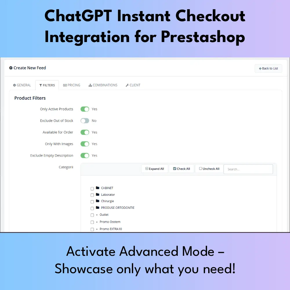 PrestaShop store connected to ChatGPT shopping