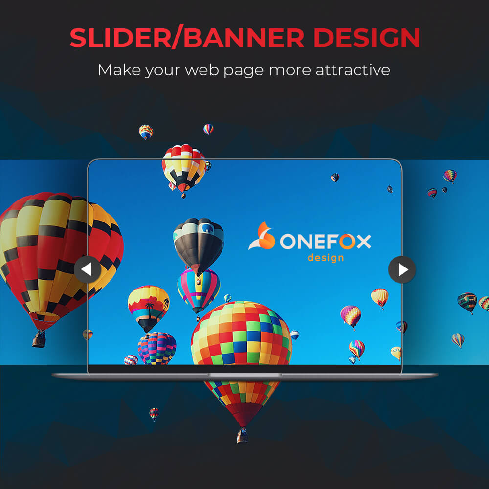 Slider banner design