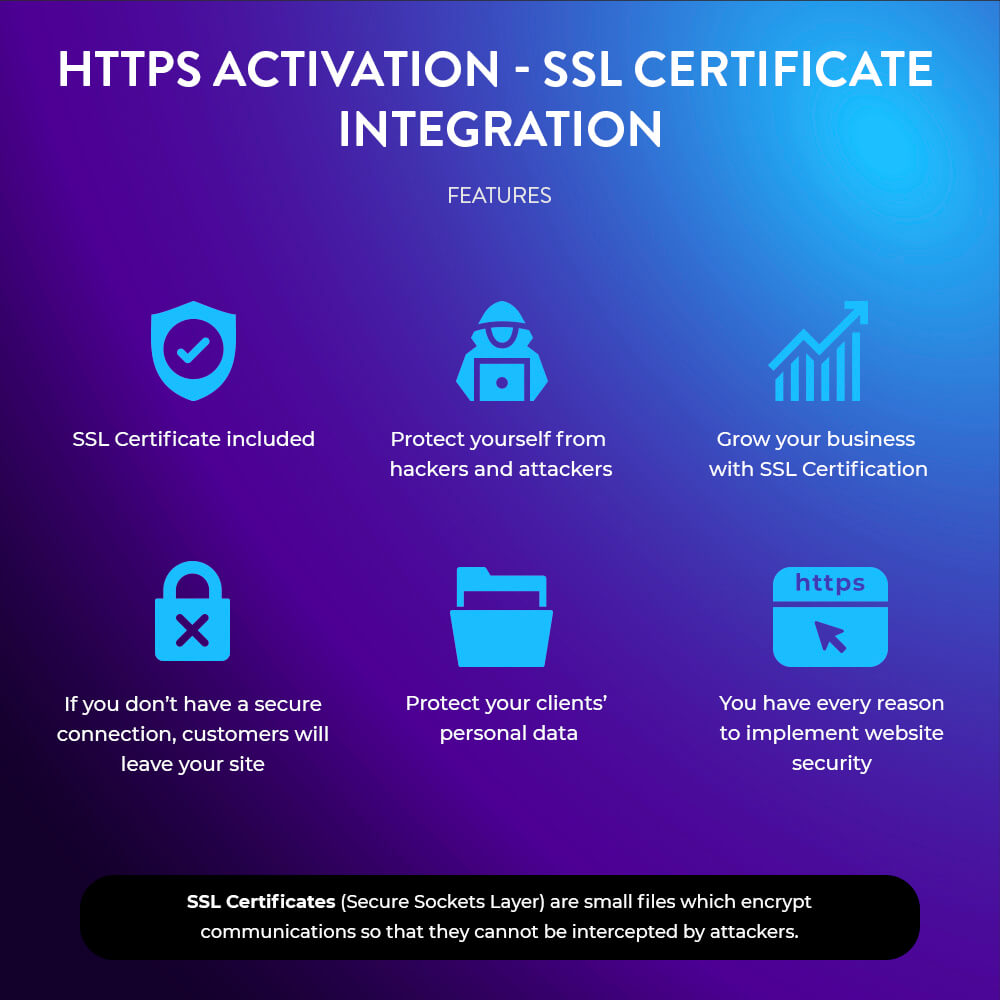 SSL Certificates are small files which encrypt communications so that they cannot be intercepted by attackers.