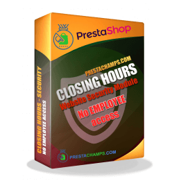 Horario de cierre Módulo PrestaShop Back Office