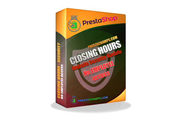 Horario de cierre Módulo PrestaShop Back Office