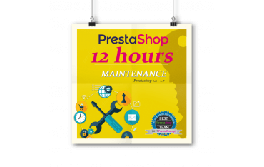 PrestaShop Maintenance - paquet de 12 heures